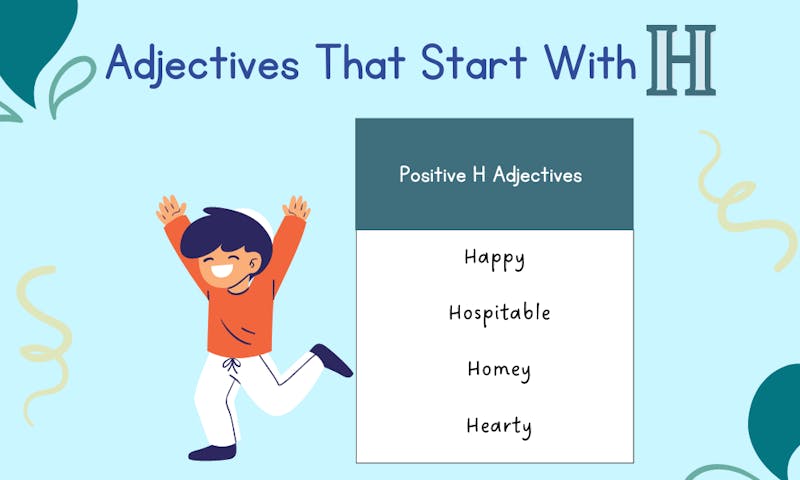 Adjectives starting with h, adjectives that start with h